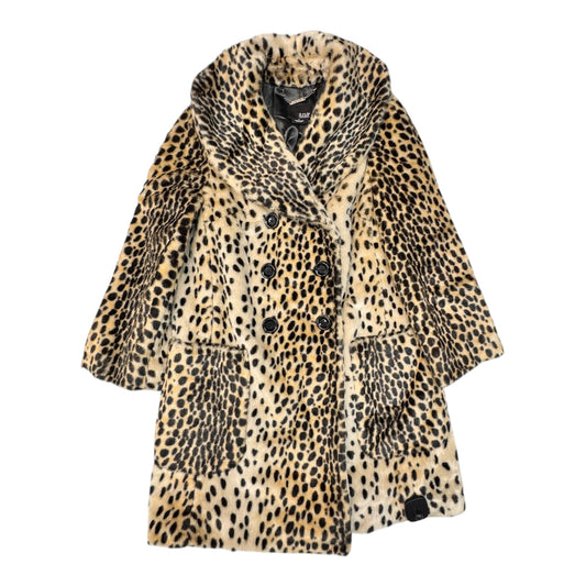 Coat Faux Fur & Sherpa By Ana In Animal Print, Size:M