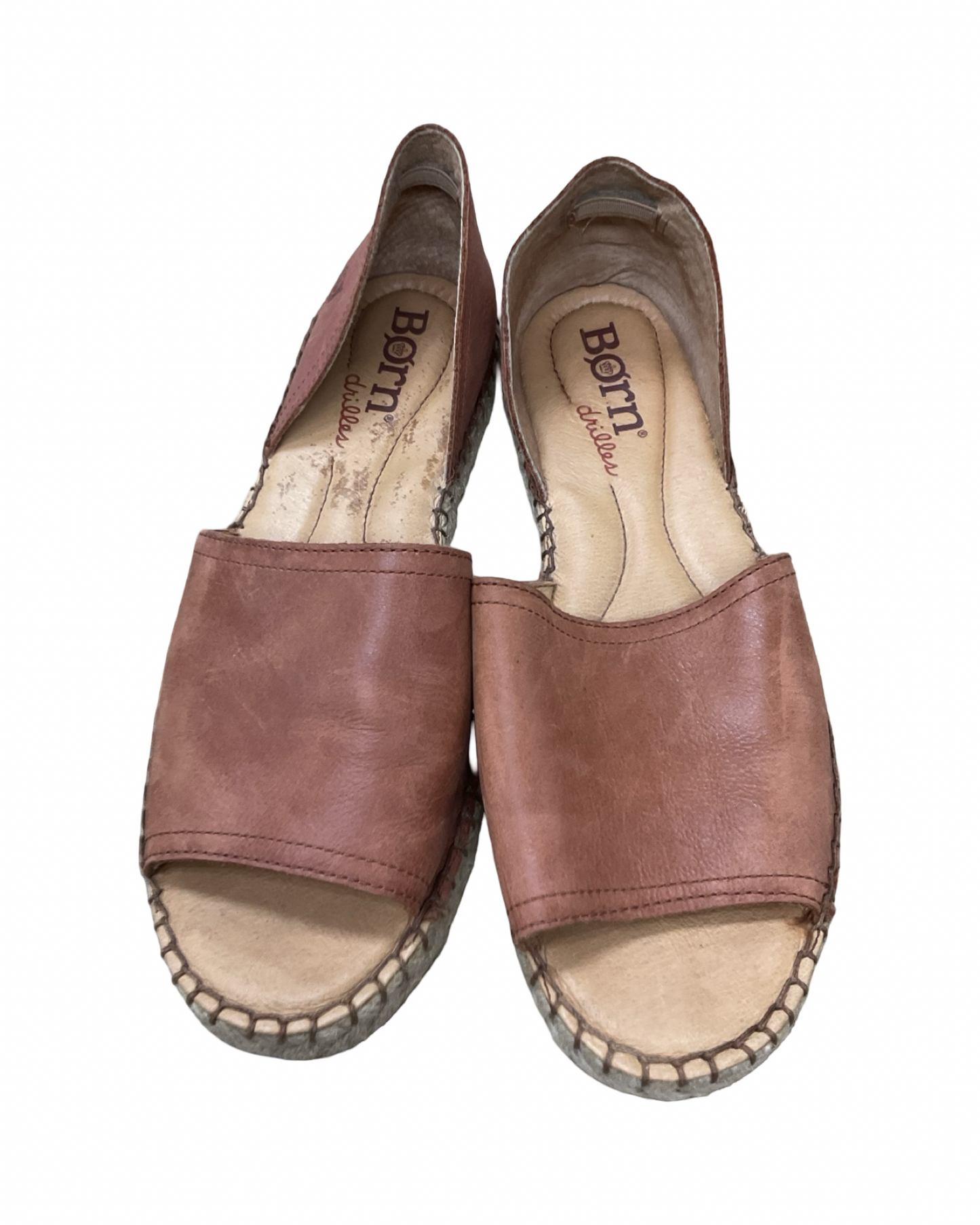 Sandals Flats By Born In Brown, Size:9