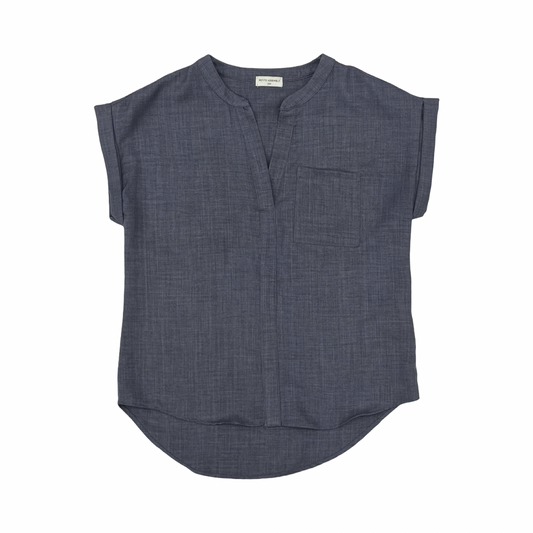 Blouse Sleeveless By Clothes Mentor In Grey, Size:Xsp