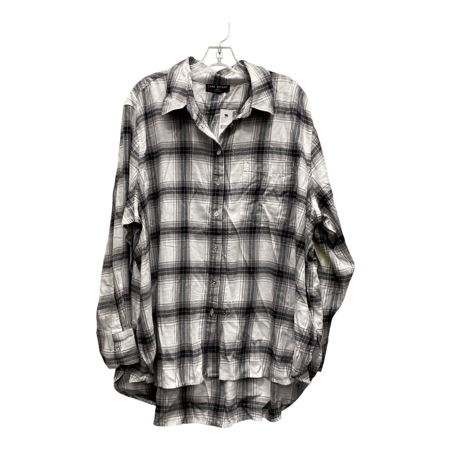 Top Ls By Lane Bryant In Black & White, Size:3X