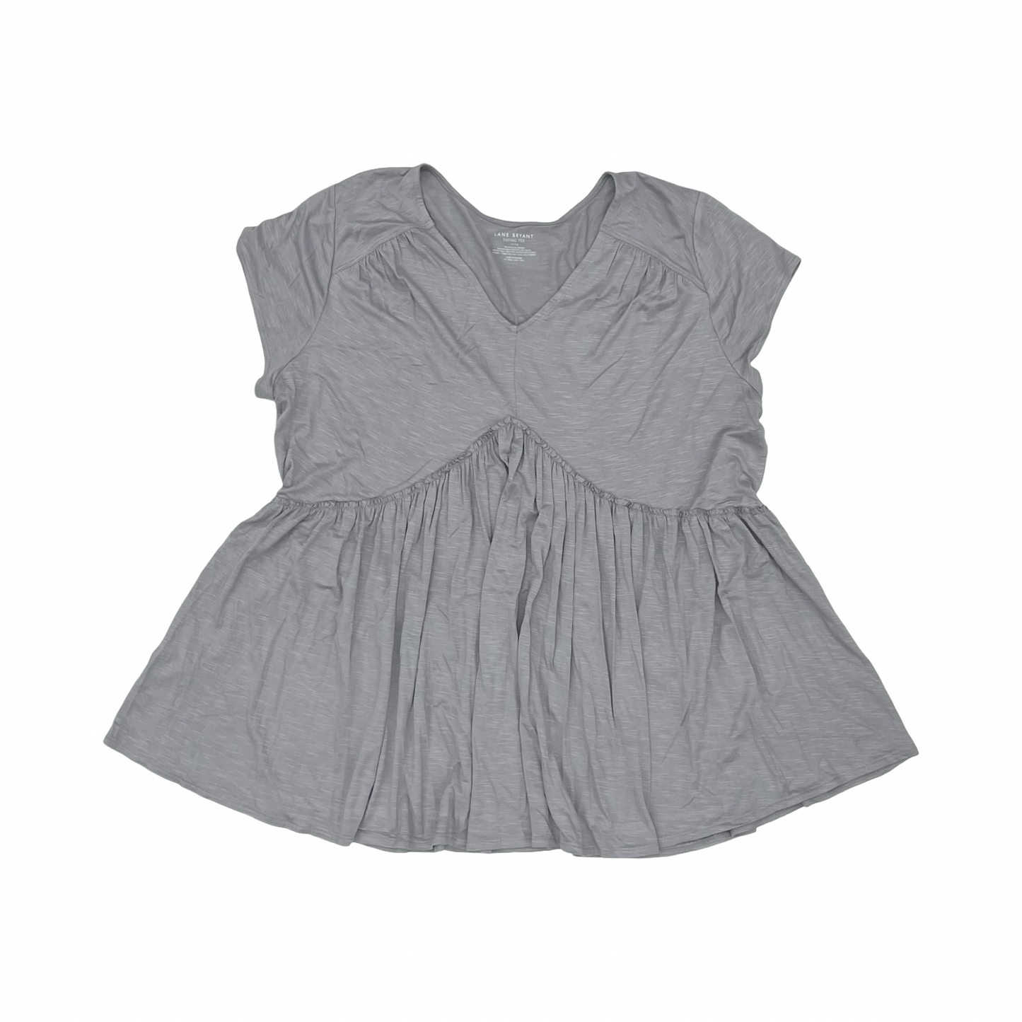 Top Ss By Lane Bryant In Grey, Size:L