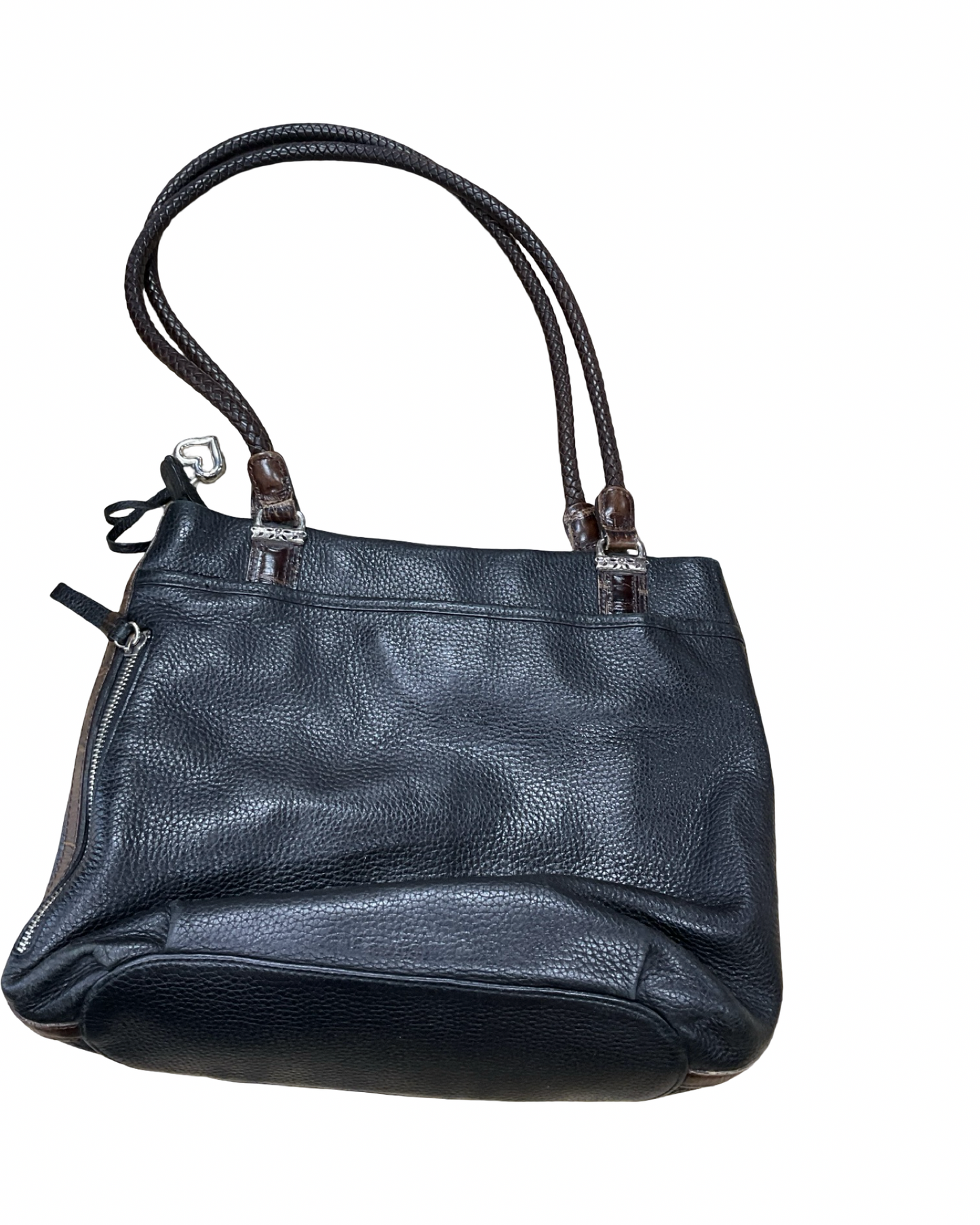 Handbag By Brighton In Black & Brown, Size:Medium