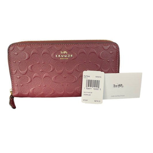 Wallet Designer By Coach, Size: Medium