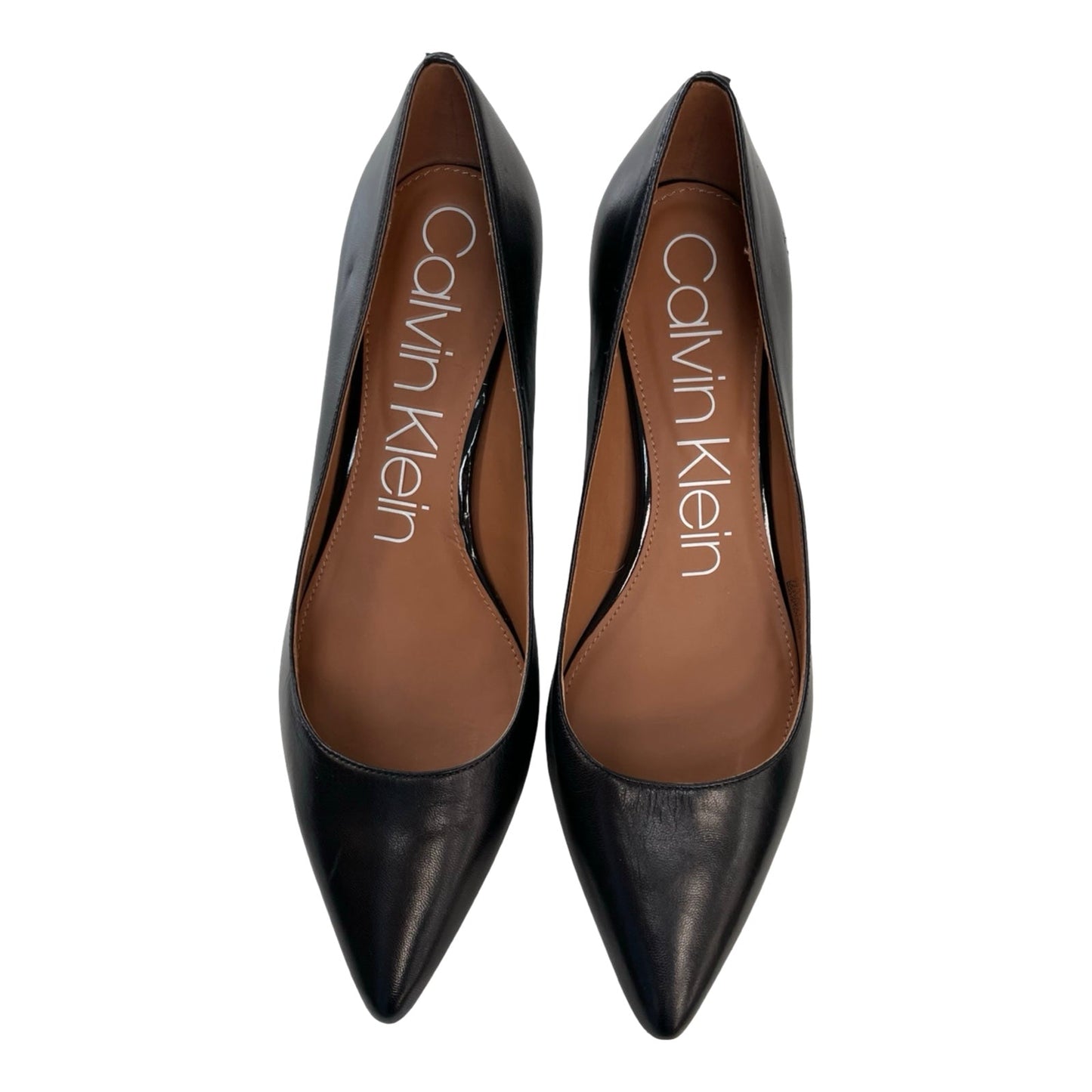 Shoes Heels Kitten By Calvin Klein In Black, Size:11
