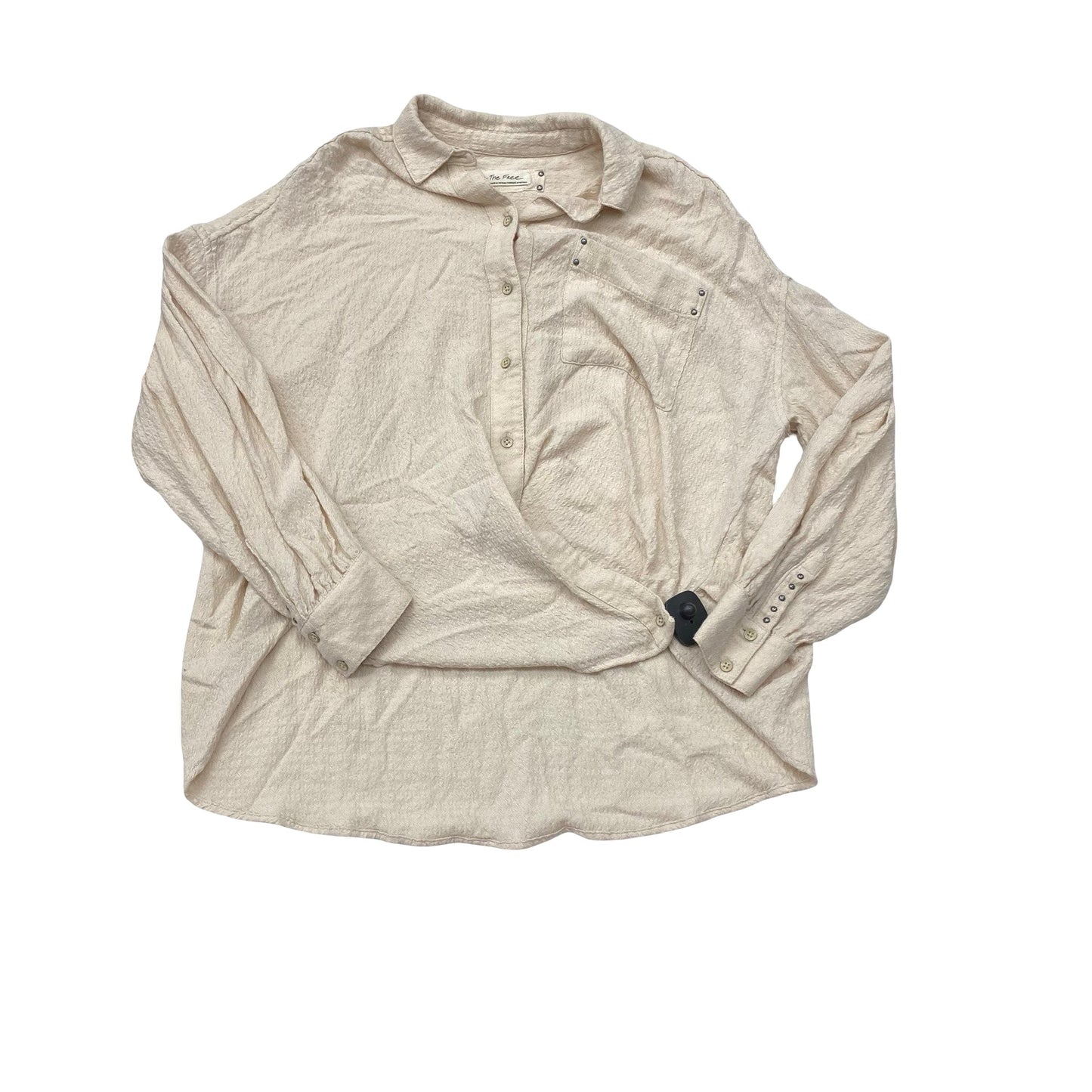 Top Ls By We The Free In Cream, Size:Xs