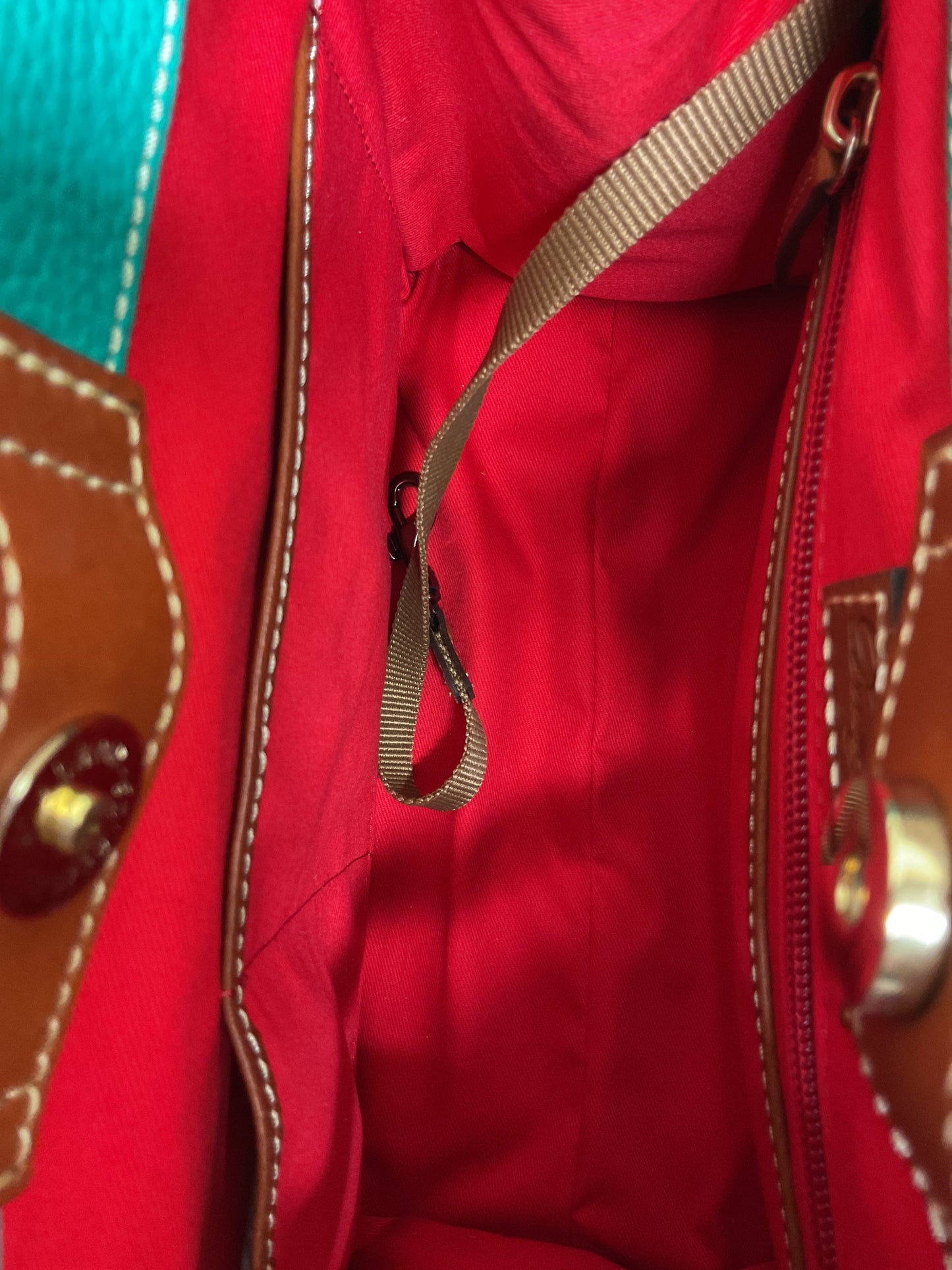 Handbag Designer By Dooney And Bourke In Green, Size:Medium