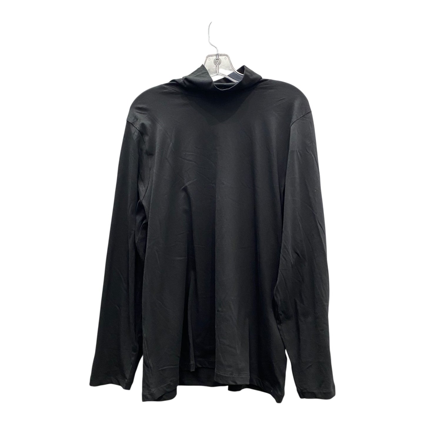 Top Ls Basic By J. Crew In Black, Size:2X