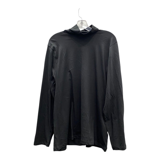 Top Ls Basic By J. Crew In Black, Size:2X