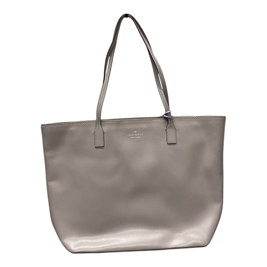 Tote Designer By Kate Spade In Grey, Size:Medium