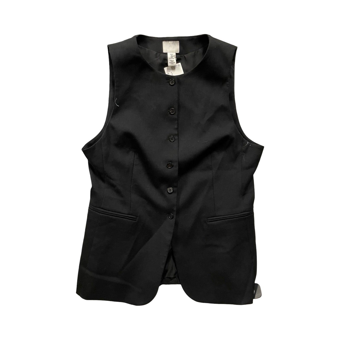 Vest Other By H&M In Black, Size:L