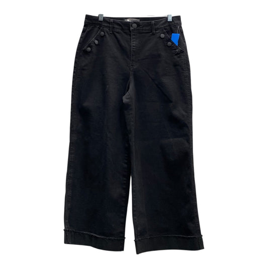 Jeans Wide Leg By Democracy In Black, Size:12