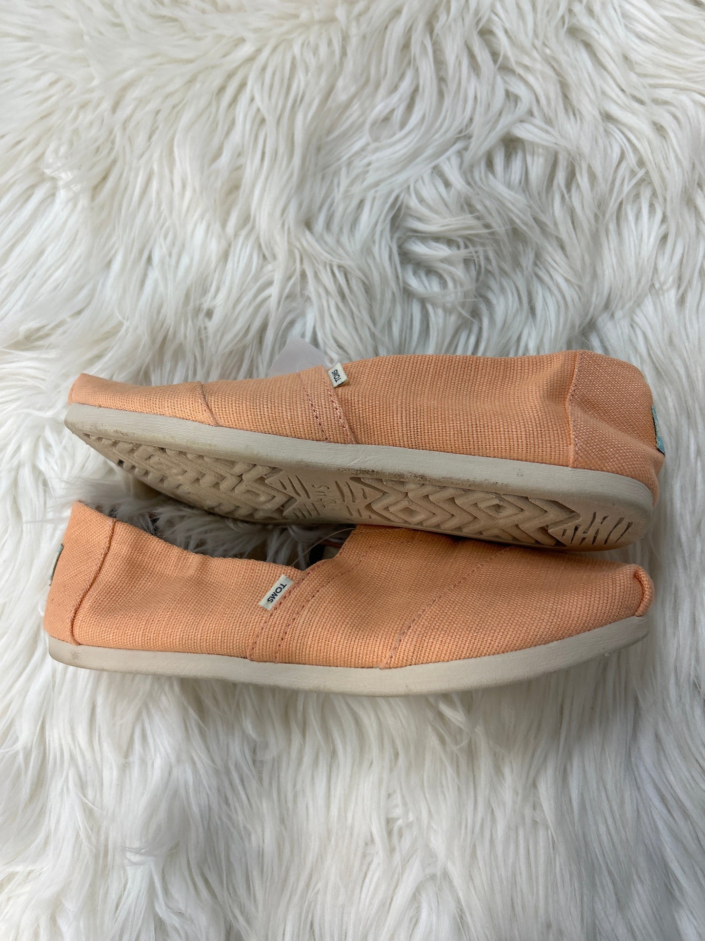 Shoes Flats By Toms In Orange, Size:8.5