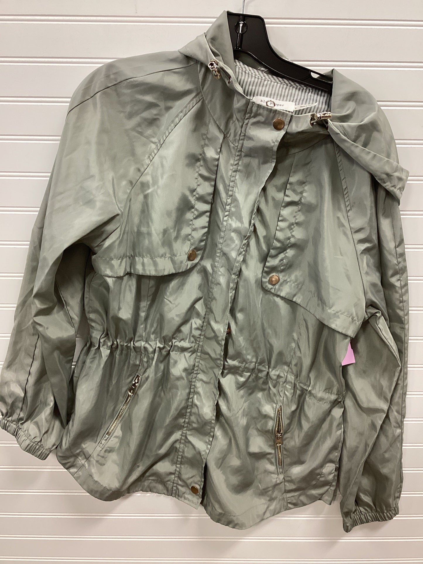 Jacket Other By Blu Pepper In Green, Size:L