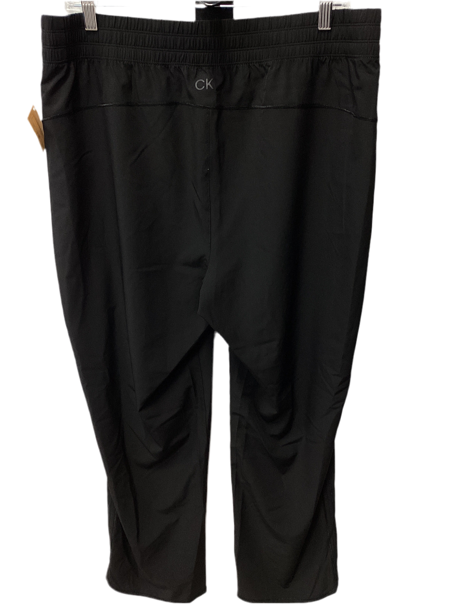 Athletic Pants By Calvin Klein In Black, Size:1X