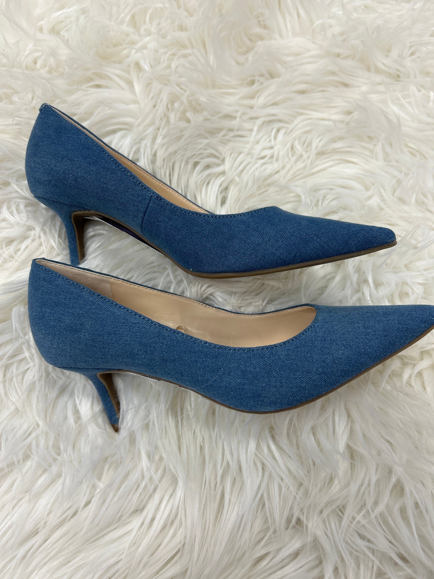 Shoes Heels Kitten By Marc Fisher In Blue, Size:6.5