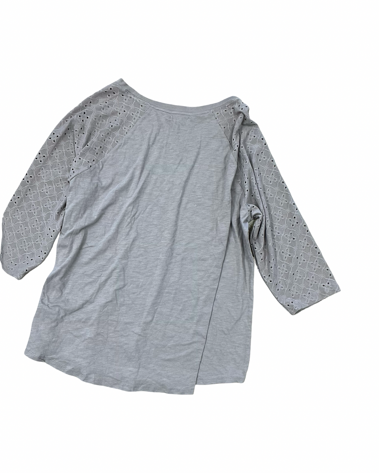 Top 3/4 Sleeve By Maurices In Taupe, Size:1X