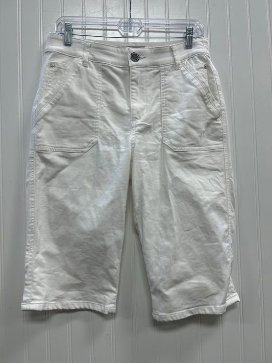Capris By Wit & Wisdom In White, Size:8
