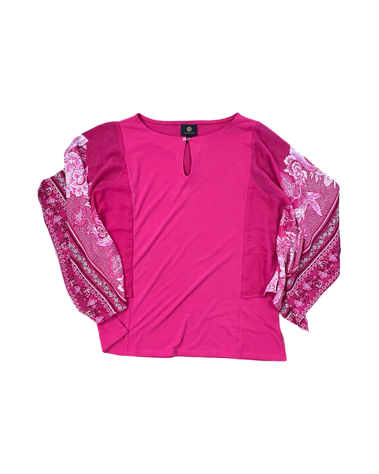 Top Ss By Jm Collections In Pink, Size:M