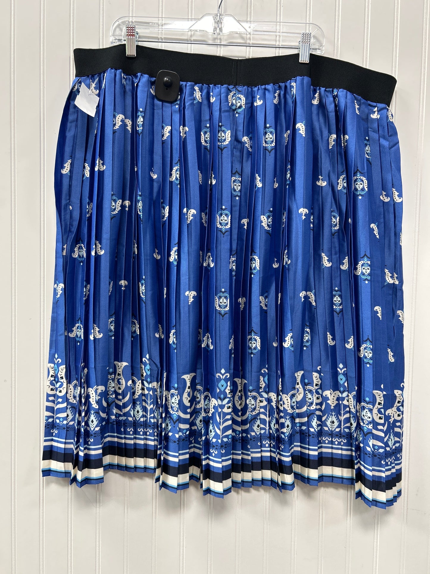 Skirt Midi By Lane Bryant In Blue, Size:24