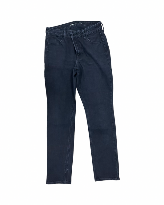 Jeans Straight By Old Navy In Black, Size:12L