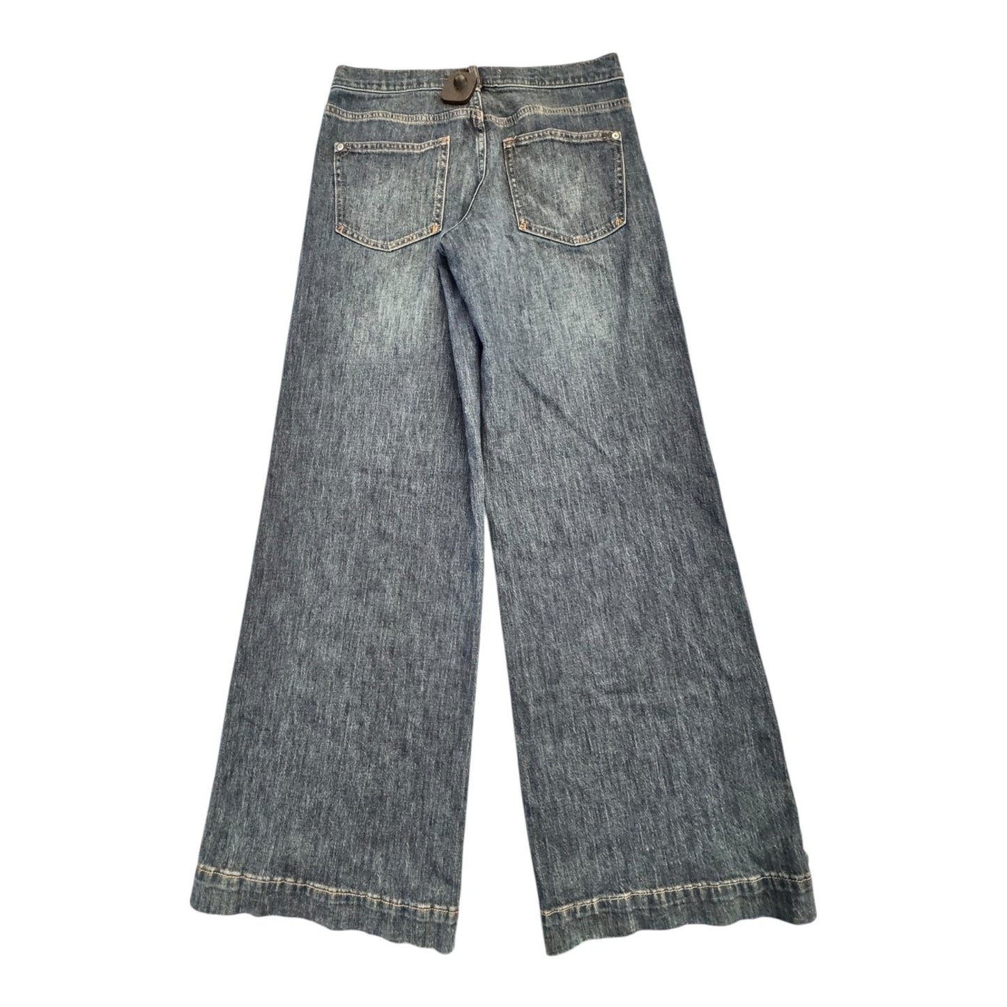 Jeans Wide Leg By Pilcro In Blue Denim, Size:0