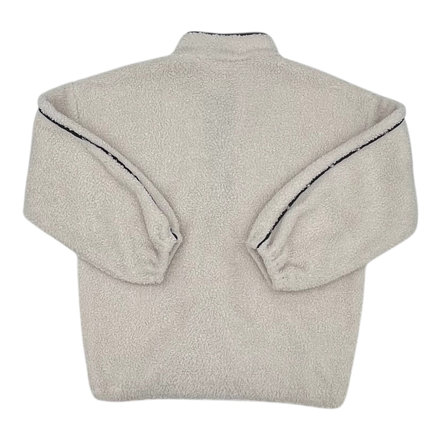 Sweatshirt Collar By Loft In Black & Cream, Size:S