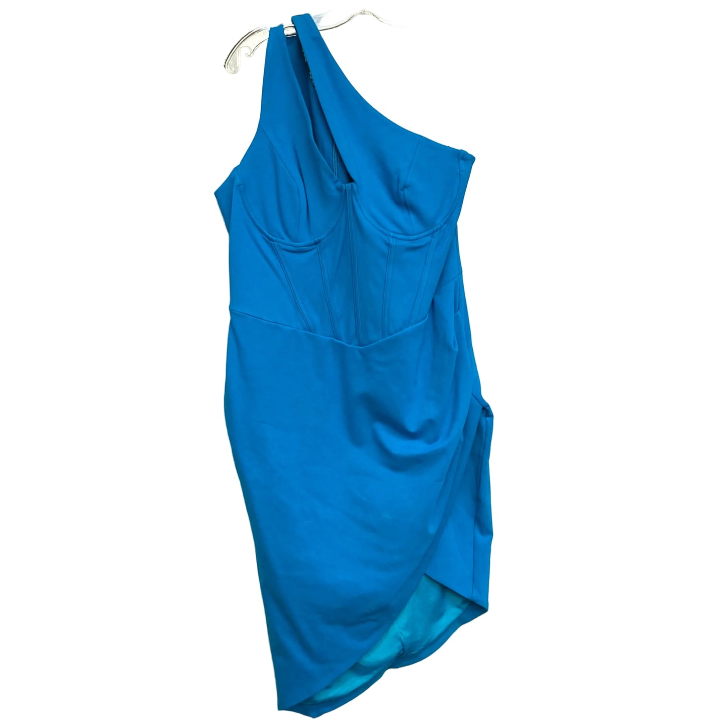 Dress Casual Short By Lavish Alice In Blue, Size:L