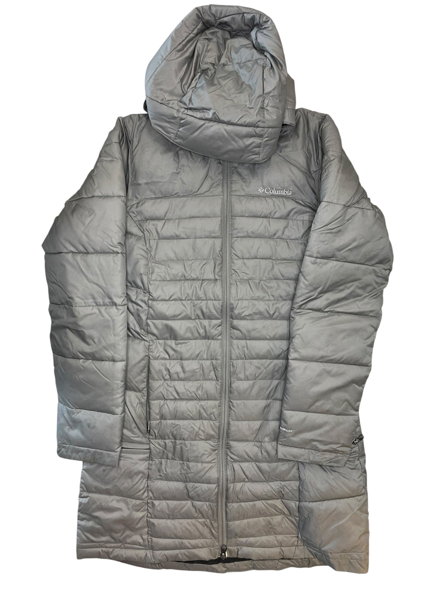 Coat Puffer & Quilted By Columbia In Grey, Size:S