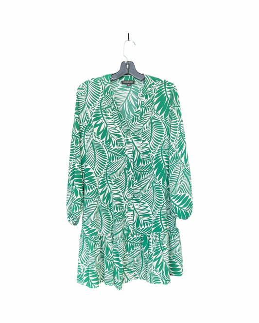 Dress Casual Midi By Rachel Zoe In Green & White, Size:S