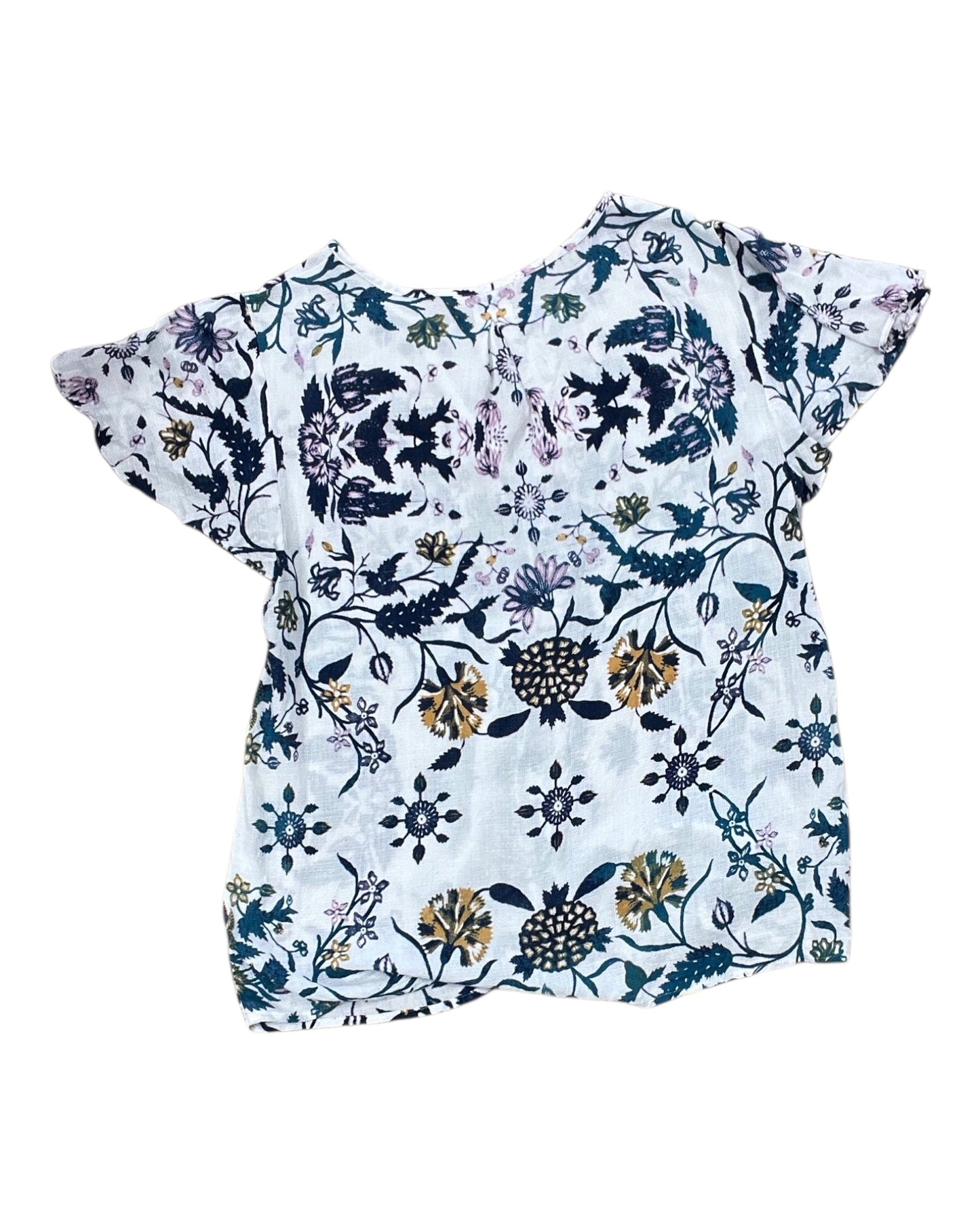 Top Ss By Lucky Brand In Floral Print, Size:Xs