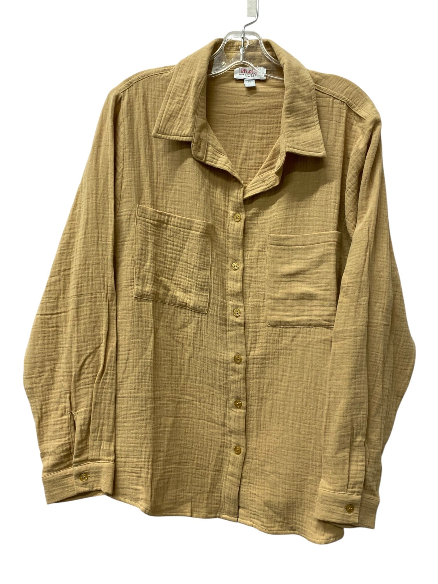Top Ls By Cme In Brown, Size:L