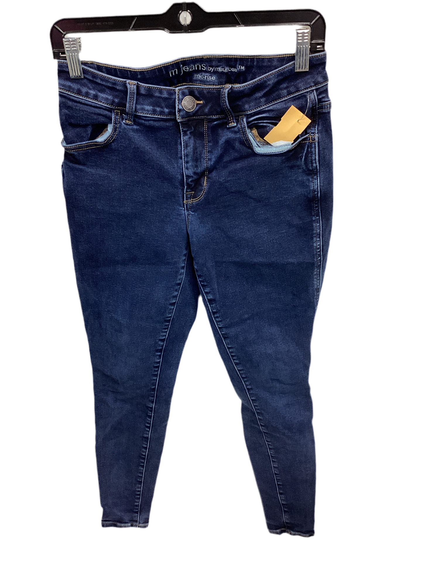 Jeans Skinny By Maurices In Blue Denim, Size:S