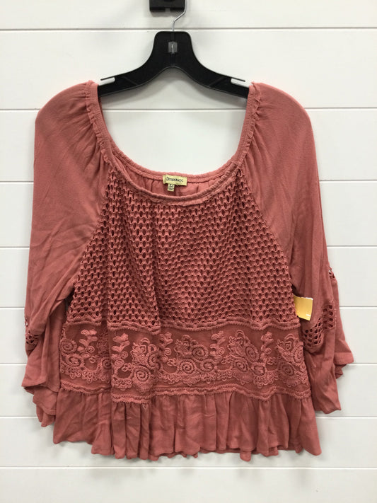 Top Ls By Democracy In Pink, Size:Xl