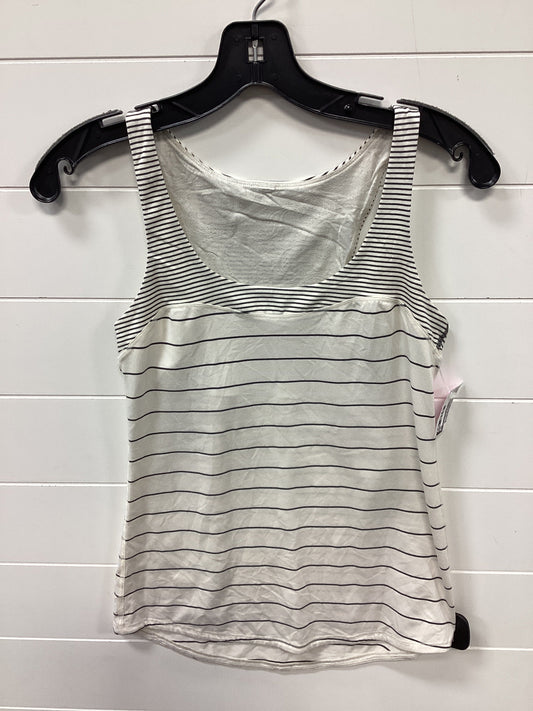 Athletic Tank Top By Lululemon In White, Size:6