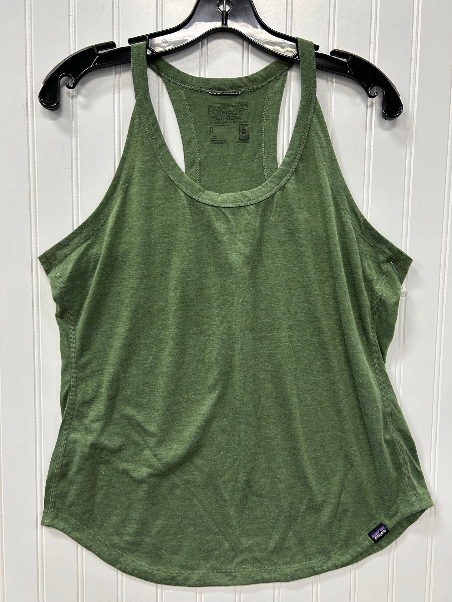Athletic Tank Top By Patagonia In Green, Size:L
