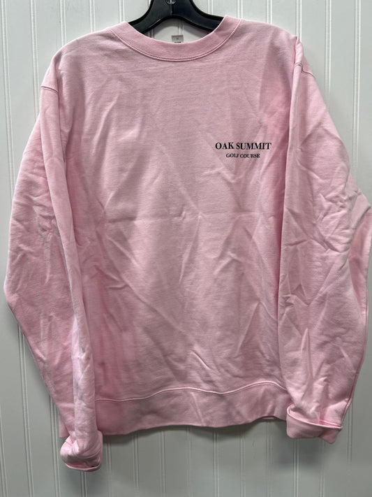 Sweatshirt Crewneck By Clothes Mentor In Pink, Size:M