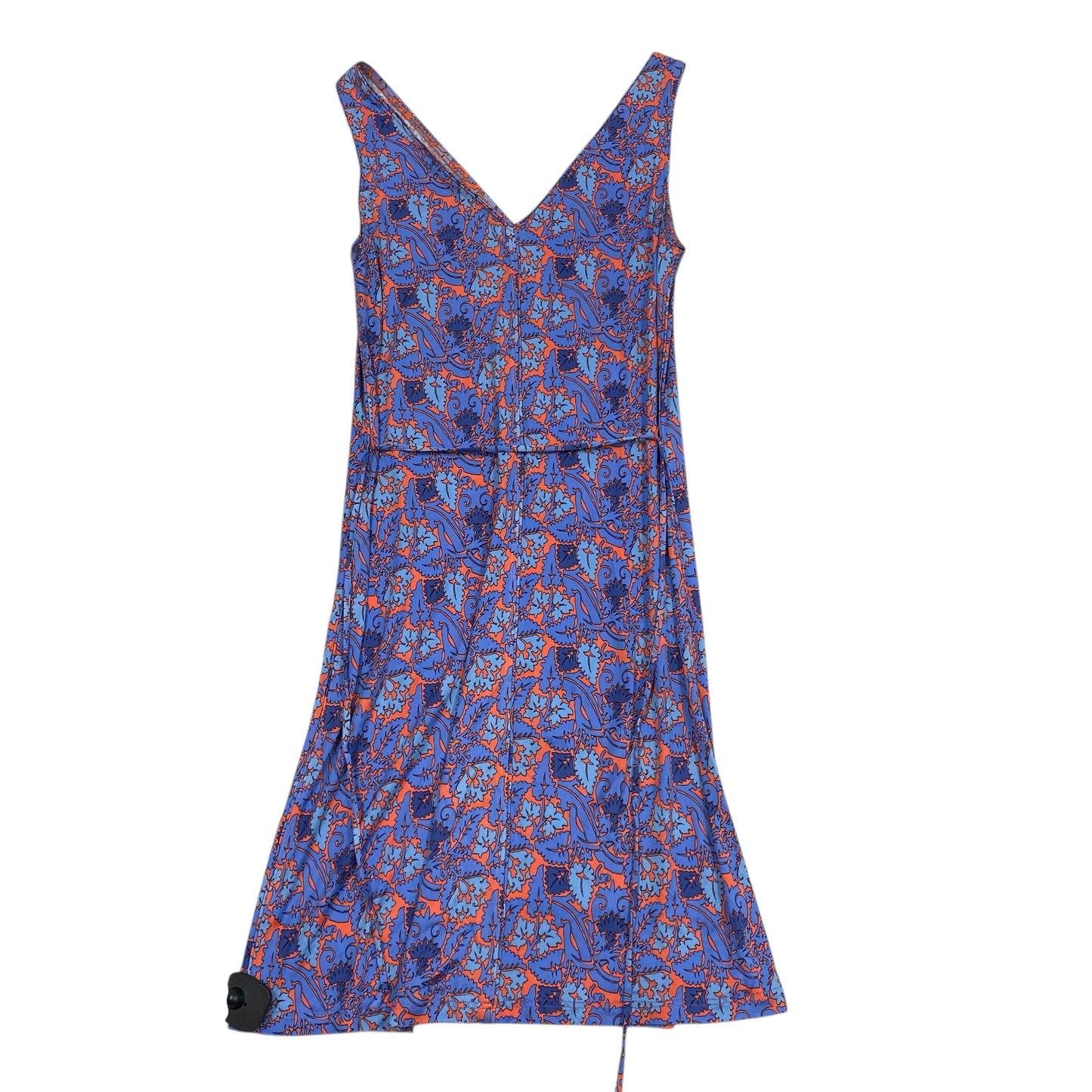 Dress Designer By Tory Burch In Blue & Orange, Size:S