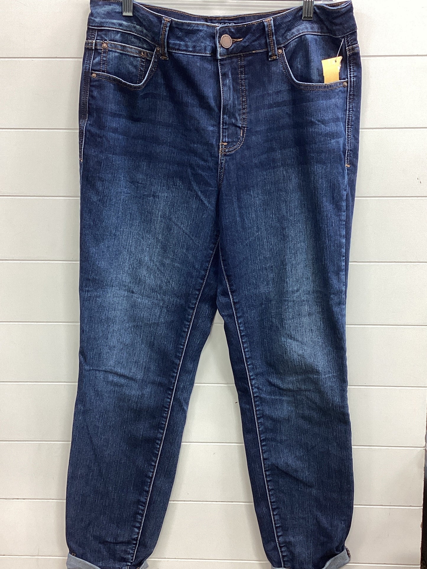 Jeans Skinny By Maurices In Blue Denim, Size:12