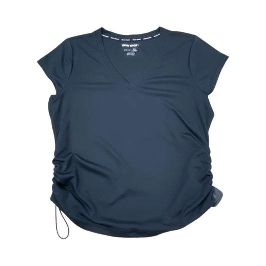 Athletic Top Ss By Dkny In Black, Size:L