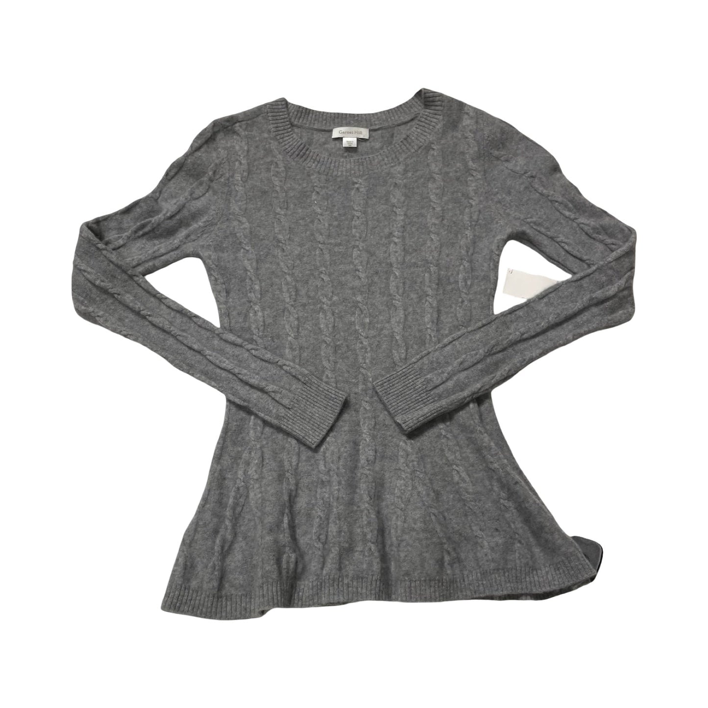 Sweater Cashmere By Garnet Hill In Grey, Size:Xs