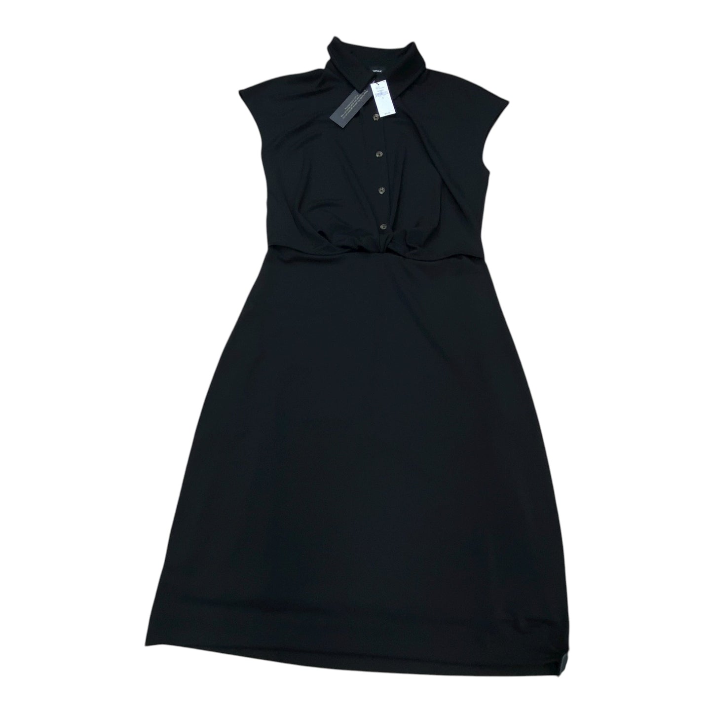 Dress Casual Midi By Banana Republic In Black, Size:S