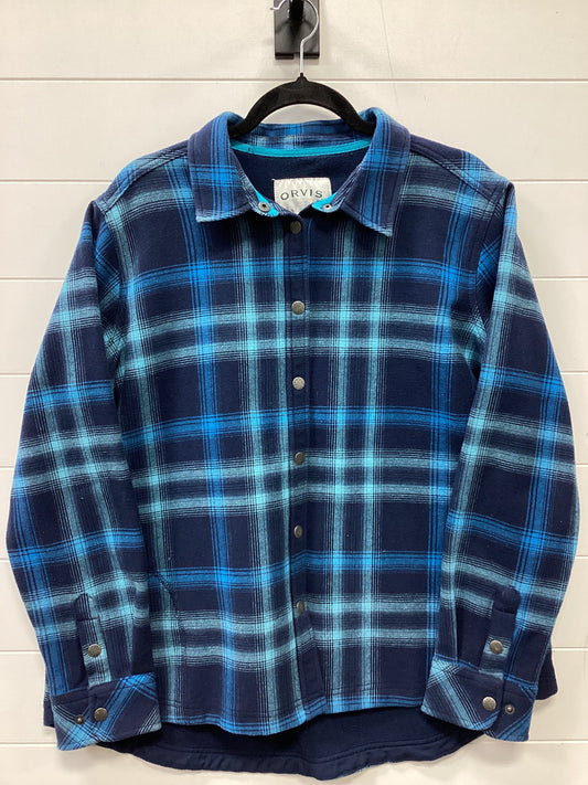 Jacket Fleece By Orvis In Blue, Size:Xl