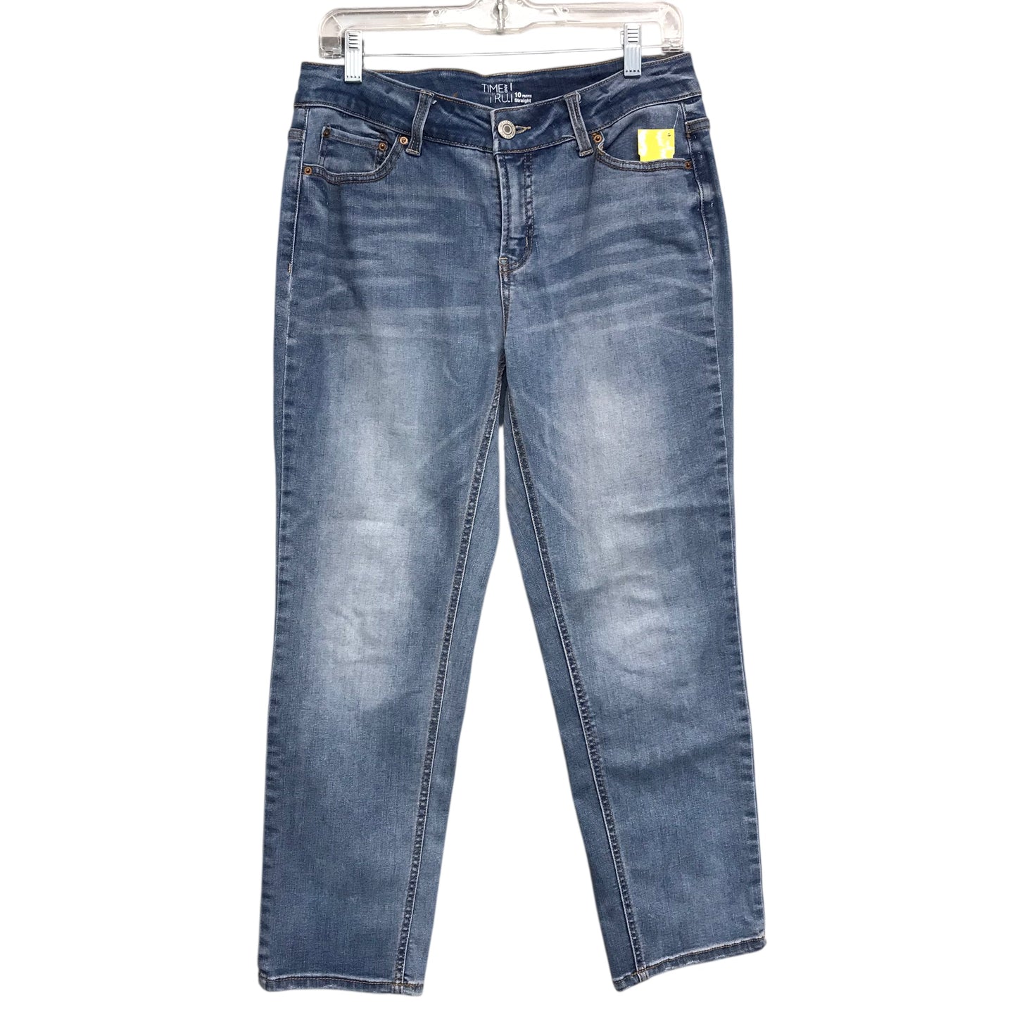 Jeans Boot Cut By Time And Tru In Blue Denim, Size:10P