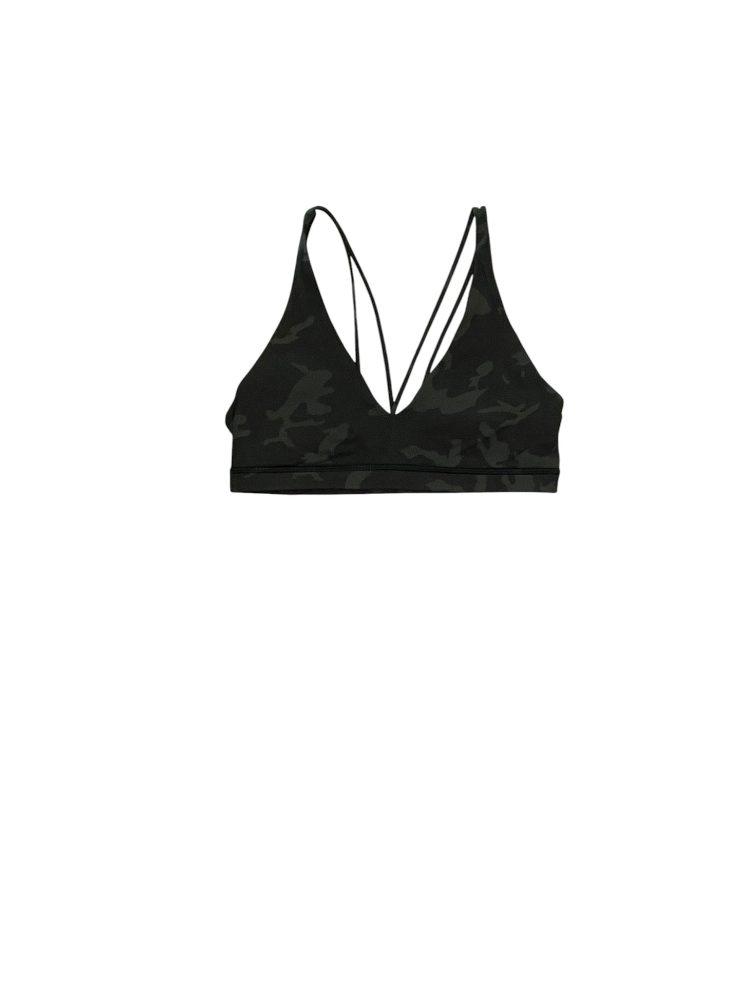 Athletic Bra By Lululemon In Camouflage Print, Size:M