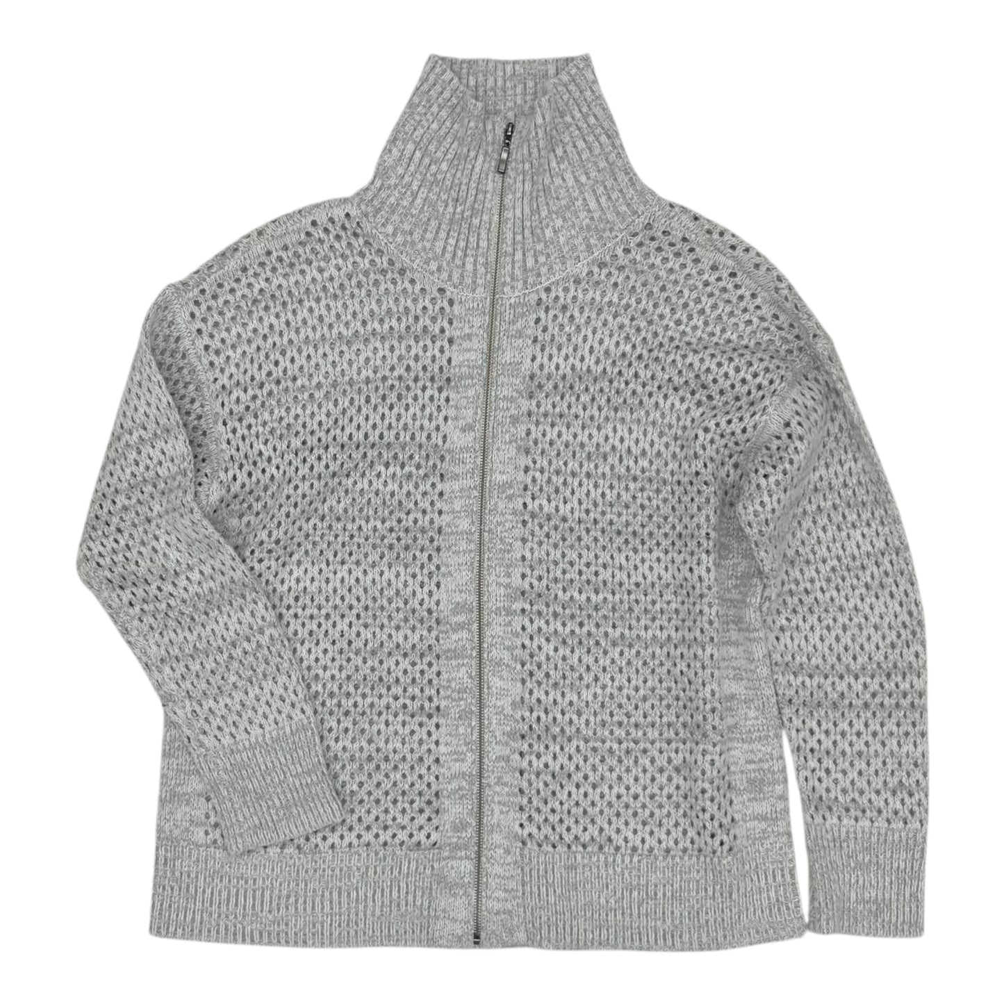 Sweater Cardigan By Maurices In Grey, Size:L