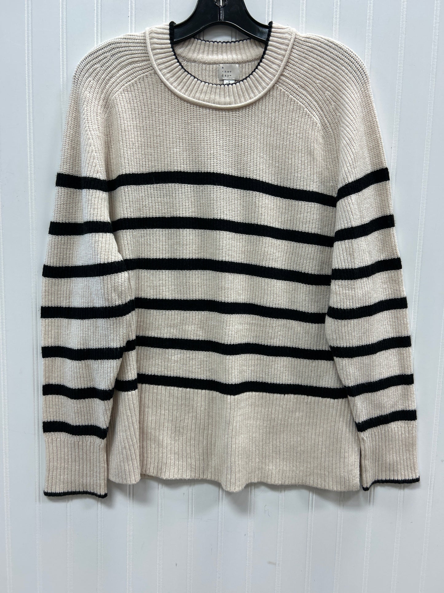 Sweater By A New Day In Cream, Size:L