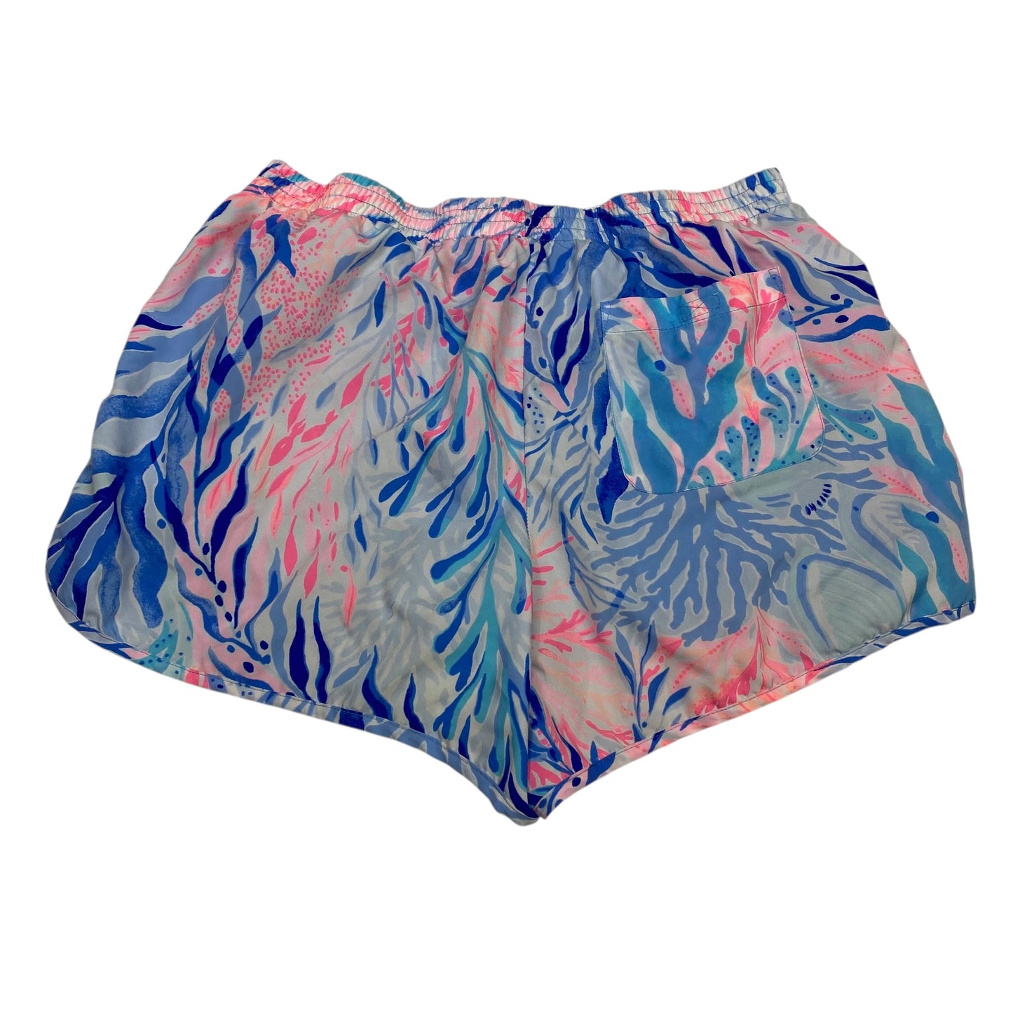 Shorts Designer By Lilly Pulitzer In Blue & Pink, Size:L