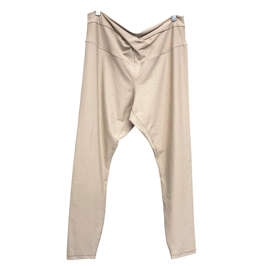 Athletic Leggings By Old Navy In Beige, Size:2X