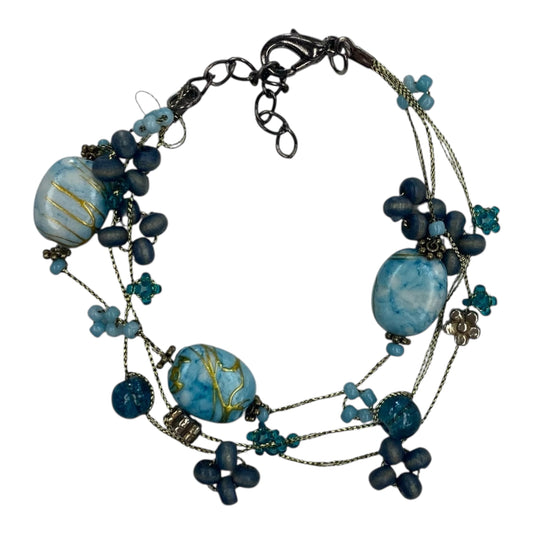 Bracelet Beaded By    Clothes Mentor In Blue