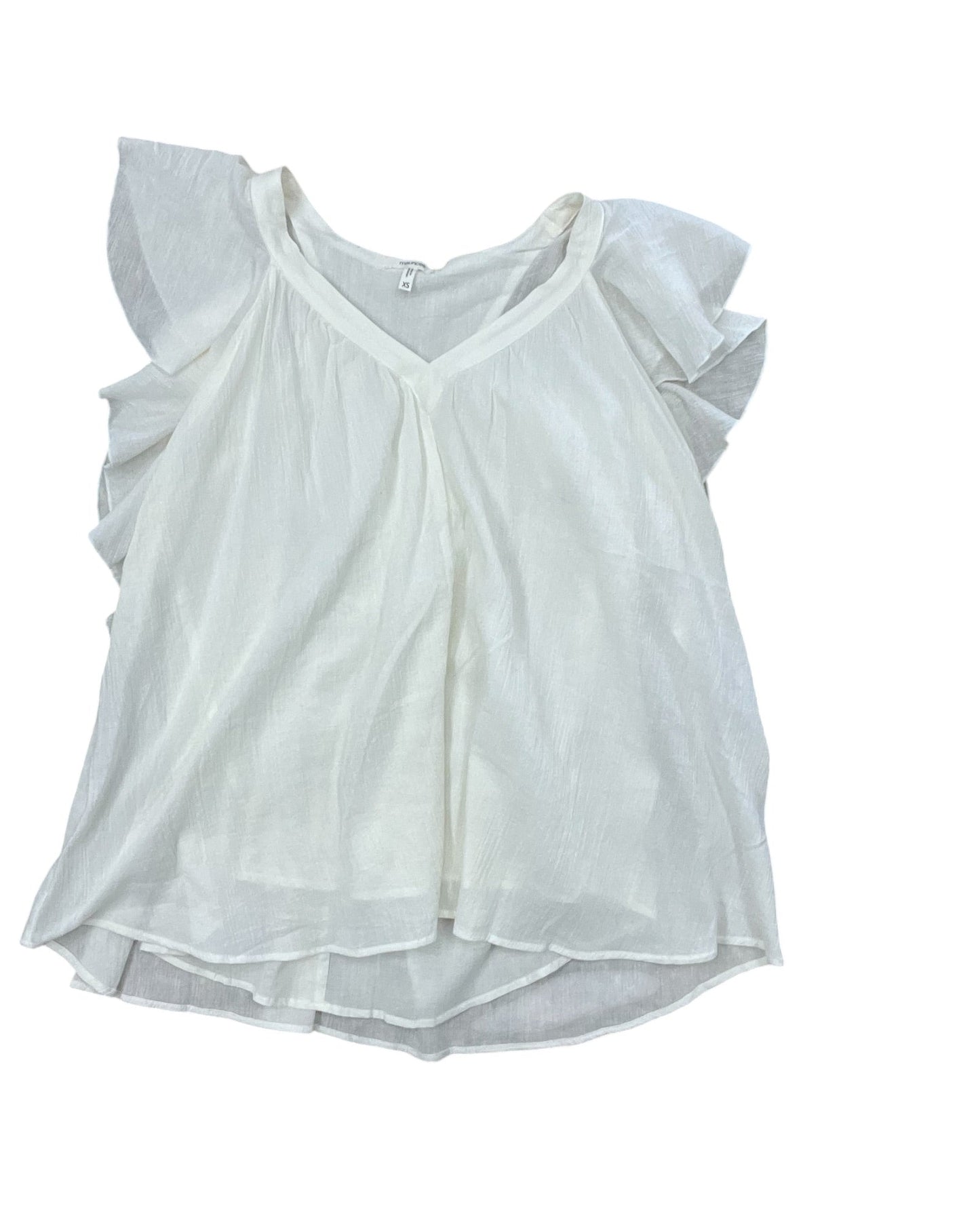 Top Ss By Maurices In Cream, Size:Xs